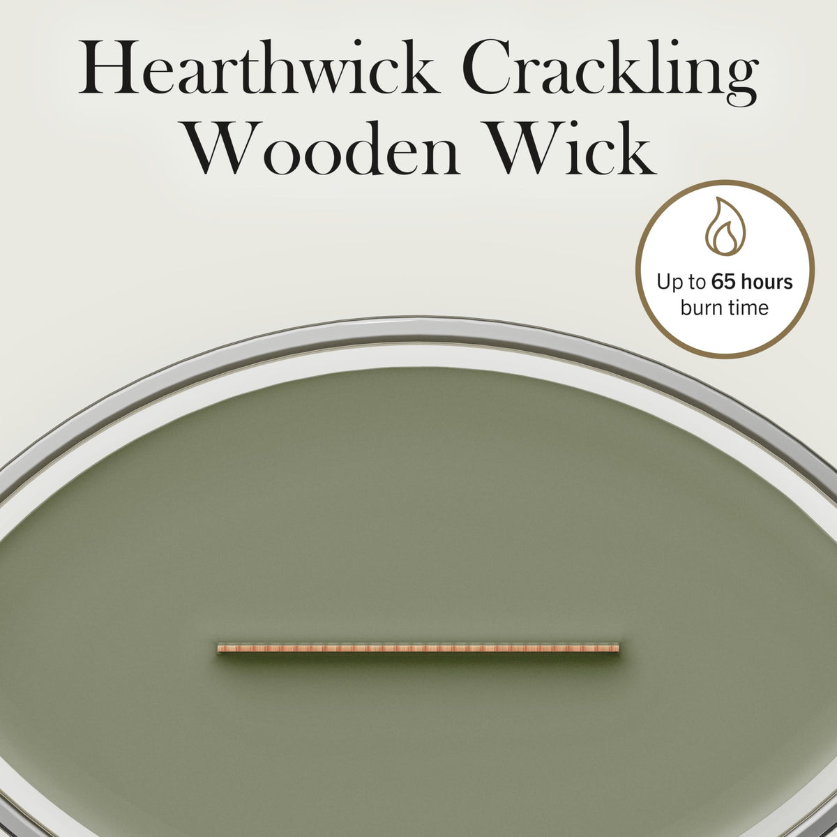 Woodwick Ellipse Scented Candle | Fraser Fir | with Crackling Wick | Burn Time: Up to 50 Hours