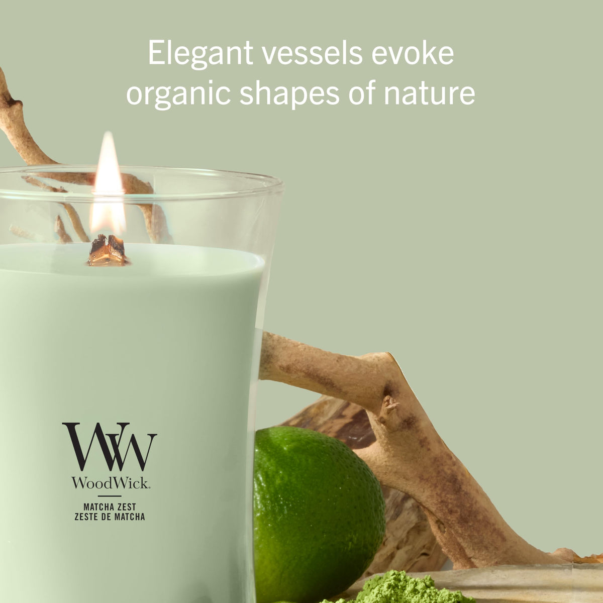 Woodwick Ellipse Scented Candle | Fraser Fir | with Crackling Wick | Burn Time: Up to 50 Hours