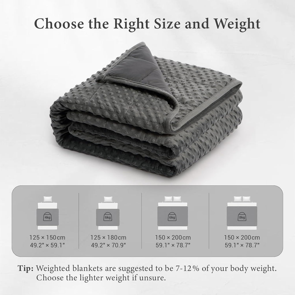 Good Nite Weighted Blanket Adult 6kg 125x180cm Grey