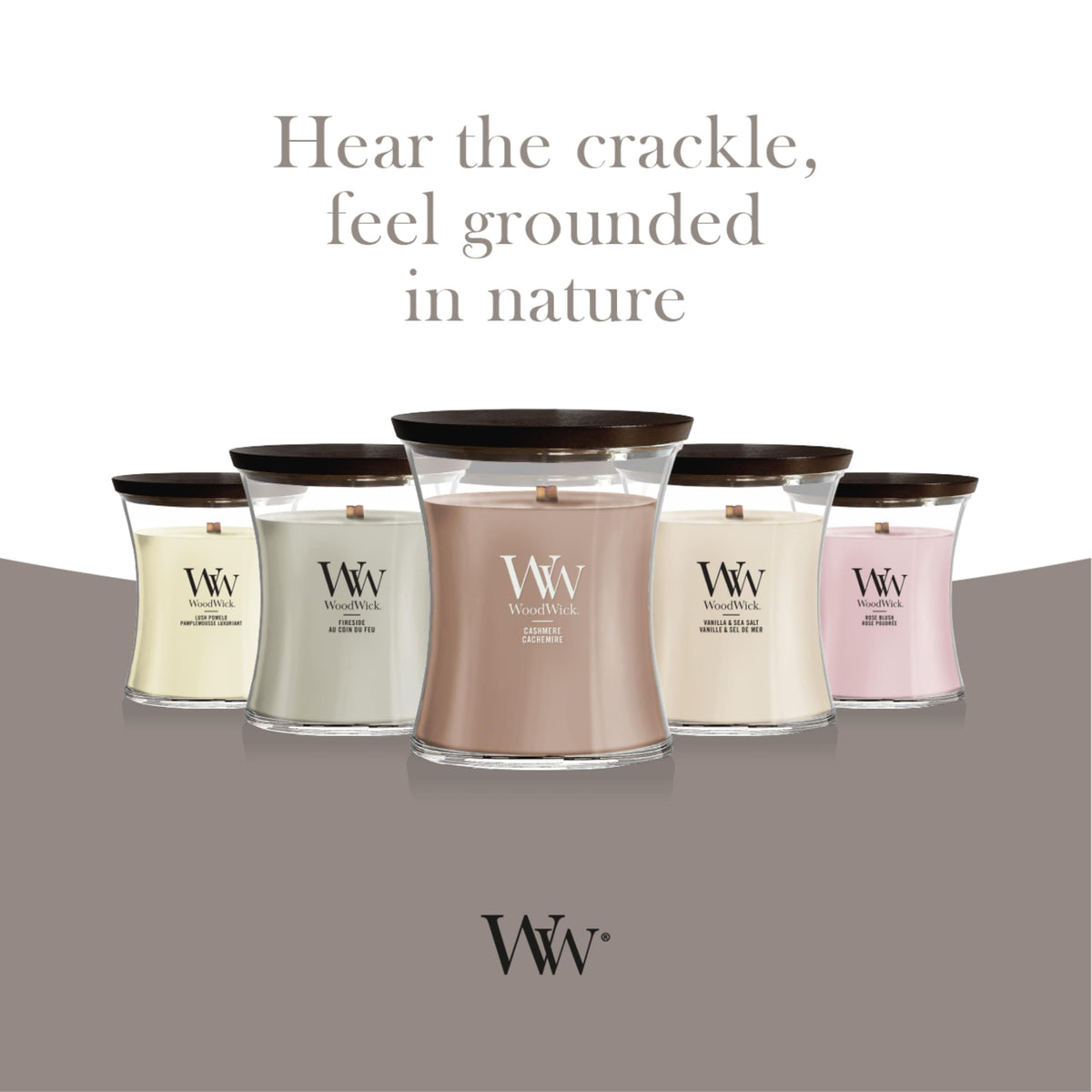 Woodwick Ellipse Scented Candle | Fraser Fir | with Crackling Wick | Burn Time: Up to 50 Hours