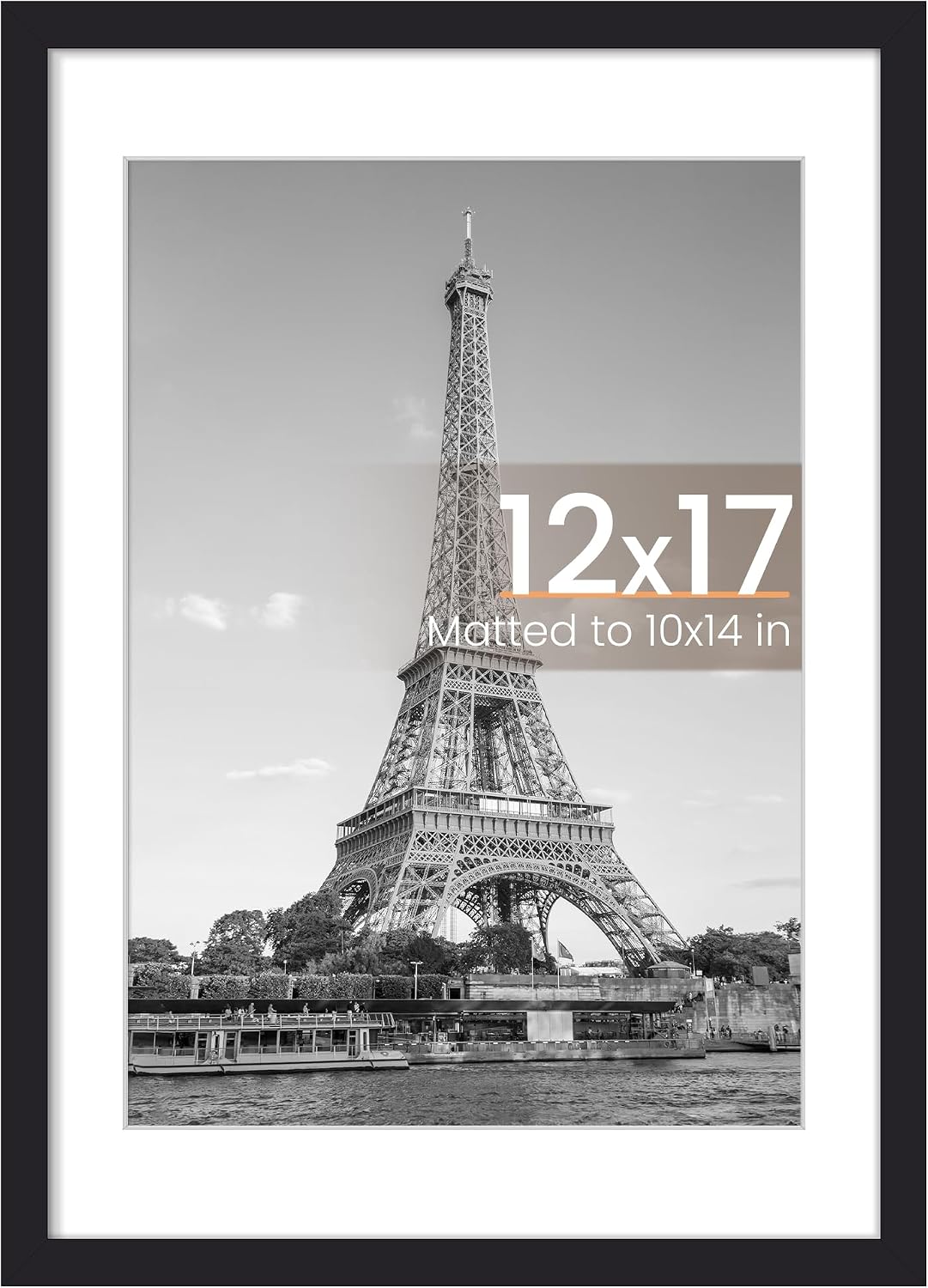 upsimples 22x30 Picture Frame, Wall Decor Poster Frames, Black 1 Pack