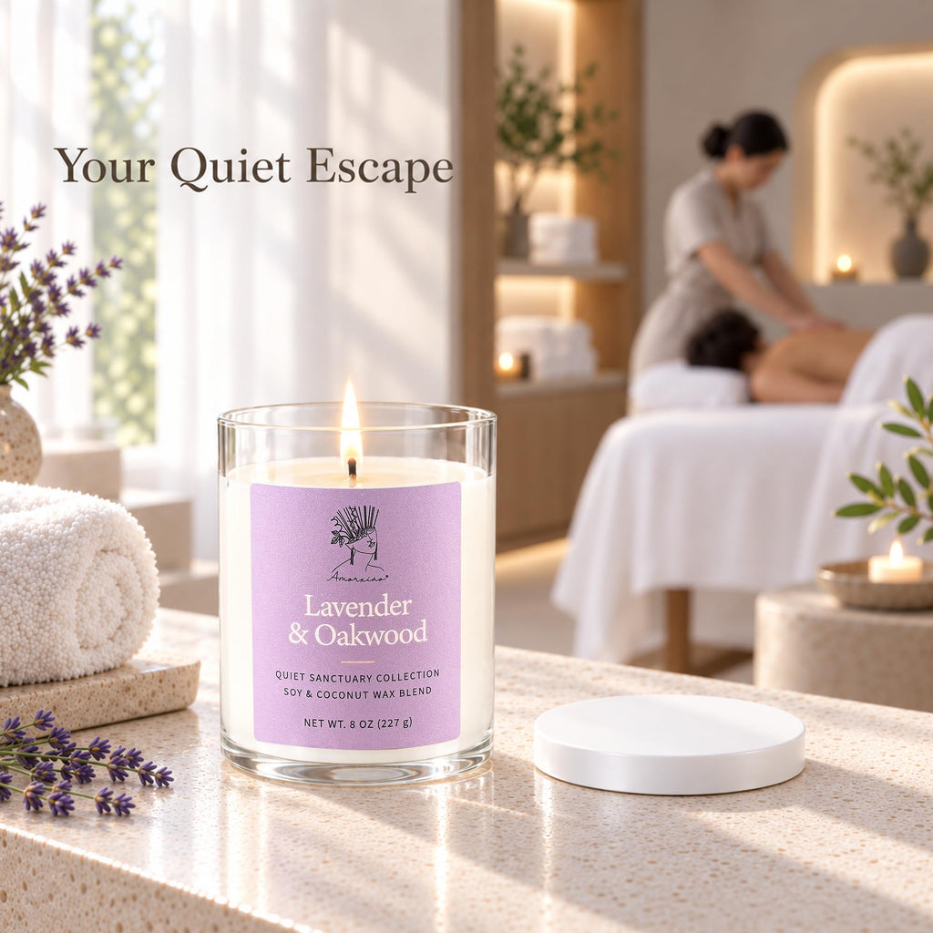 Scented Candles Gift Set, All Occasions Home Spa Gift Box for Relaxation (6 Pack Autumn Glow Collection)