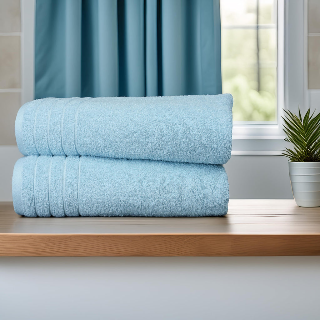 Tens Towels 4 Piece Extra Large Bath Towels 30 x 60 Inches, Dark Grey
