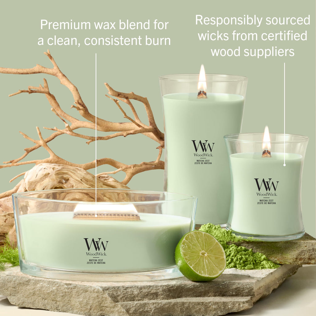 Woodwick Ellipse Scented Candle | Fraser Fir | with Crackling Wick | Burn Time: Up to 50 Hours
