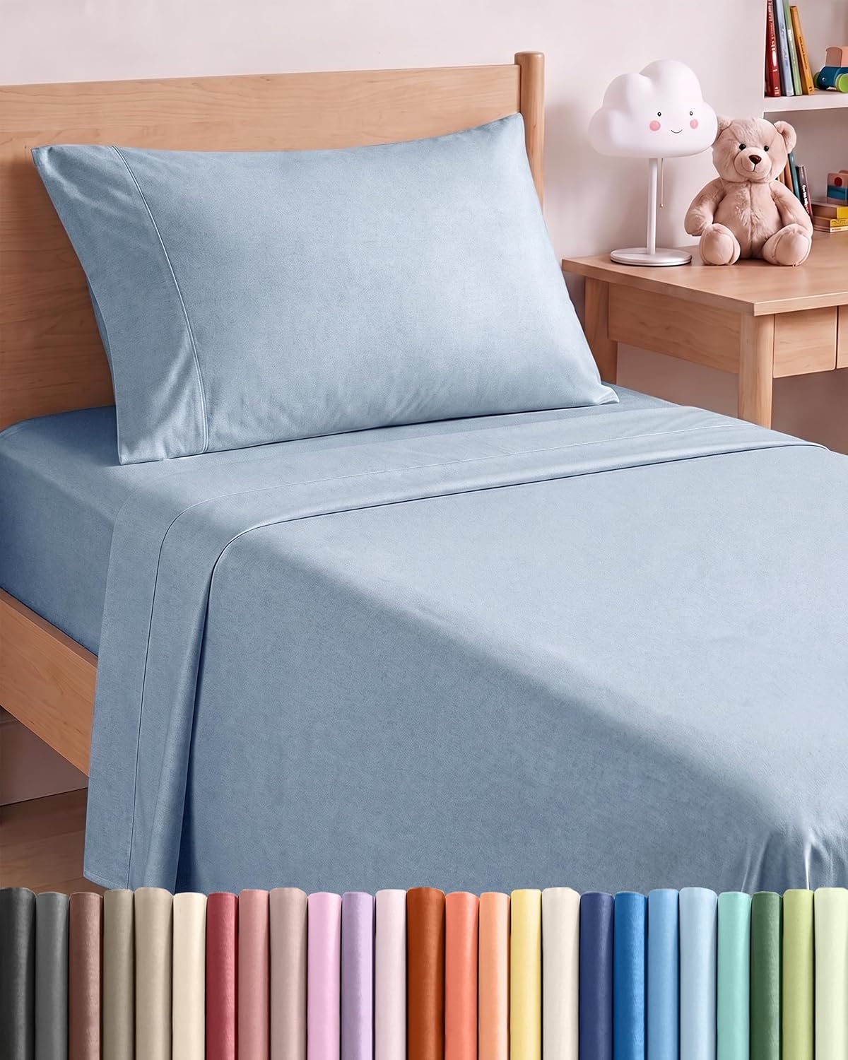 Queen Size 4 Piece Sheet Set - Breathable & Cooling Sheets - Dark Grey