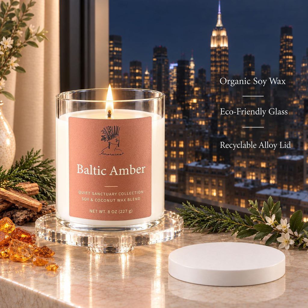 Scented Candles Gift Set, All Occasions Home Spa Gift Box for Relaxation (6 Pack Autumn Glow Collection)