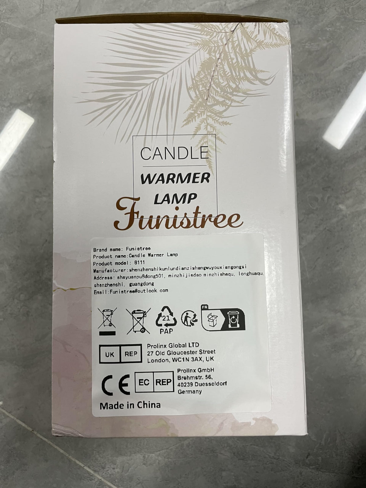 Funistree Candle Warmer Lamp with Timer Dimmer, Gifts for Women Christmas