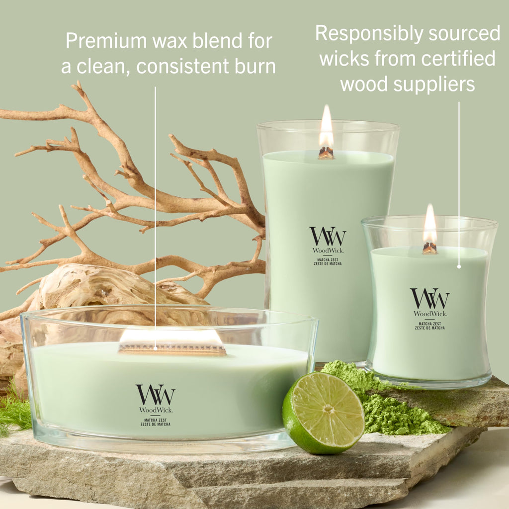 Woodwick Ellipse Scented Candle | Fraser Fir | with Crackling Wick | Burn Time: Up to 50 Hours