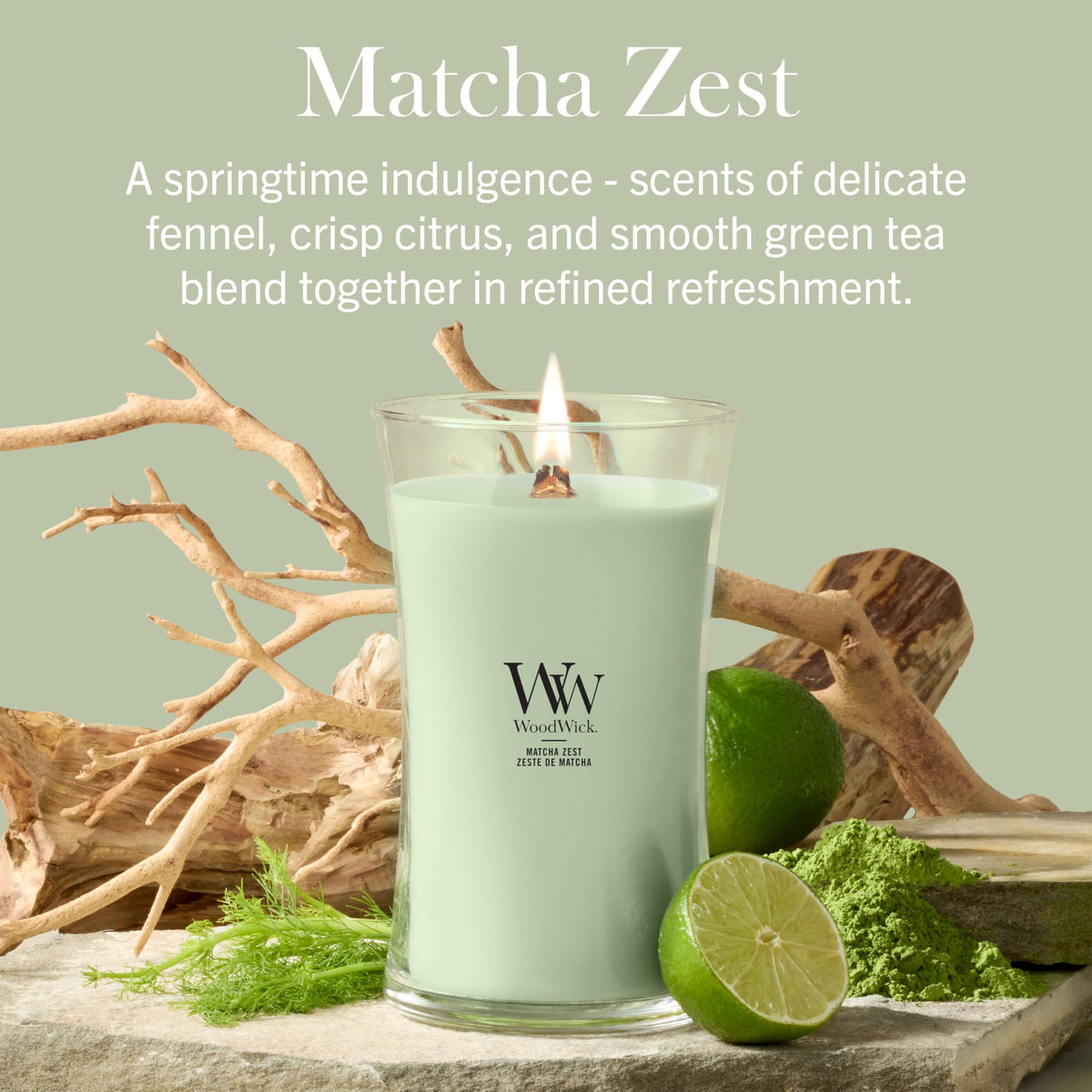 Woodwick Ellipse Scented Candle | Fraser Fir | with Crackling Wick | Burn Time: Up to 50 Hours