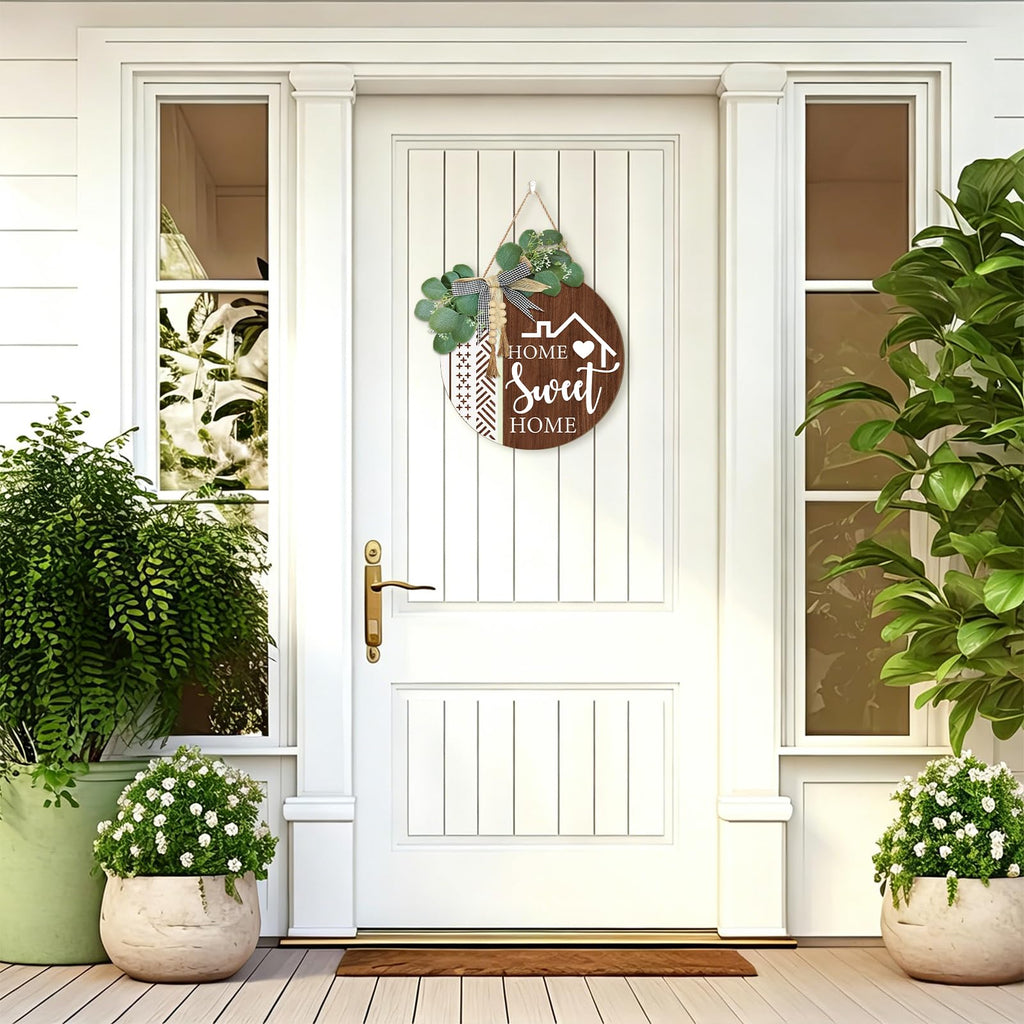 TOARTi Kitchen Hanging Rustic Signs Farmhouse Round Wall Art Home 11.5in