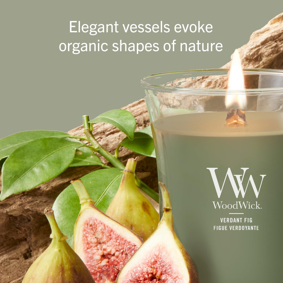 Woodwick Ellipse Scented Candle | Fraser Fir | with Crackling Wick | Burn Time: Up to 50 Hours