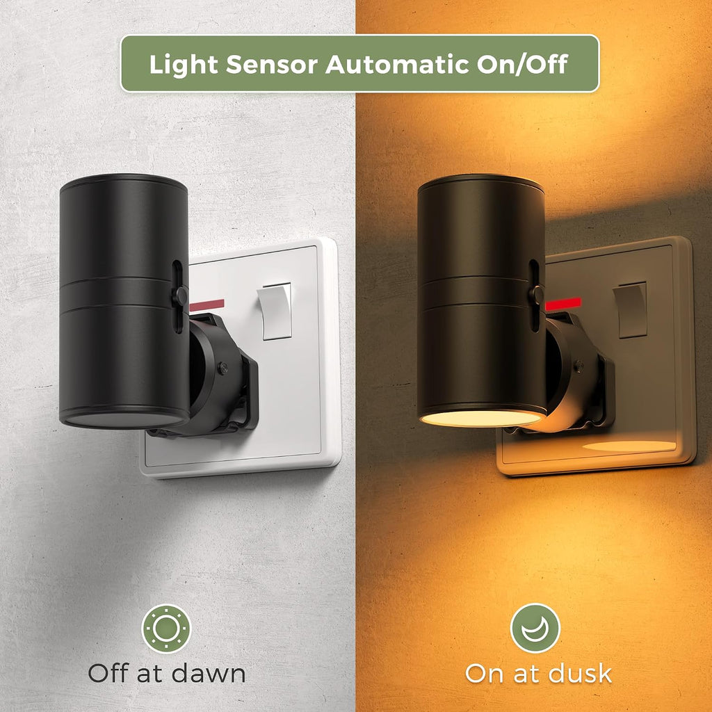 LOHAS-LED Night Light Plug in Wall,1W Dimmable LED Nightlight with 5CCT