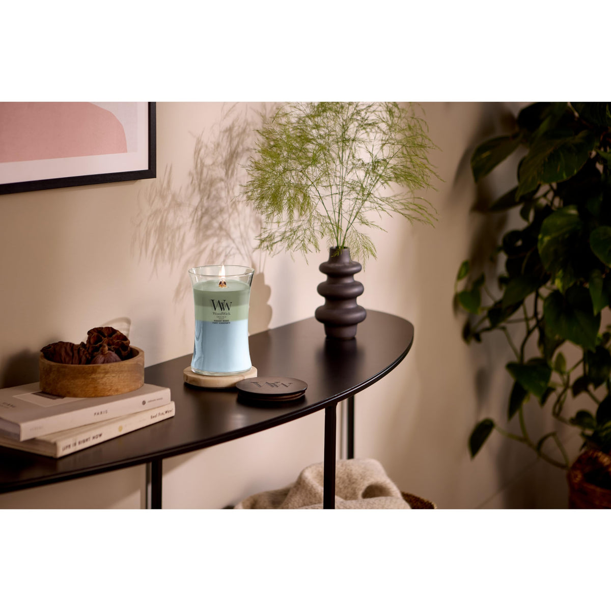 Woodwick Ellipse Scented Candle | Fraser Fir | with Crackling Wick | Burn Time: Up to 50 Hours