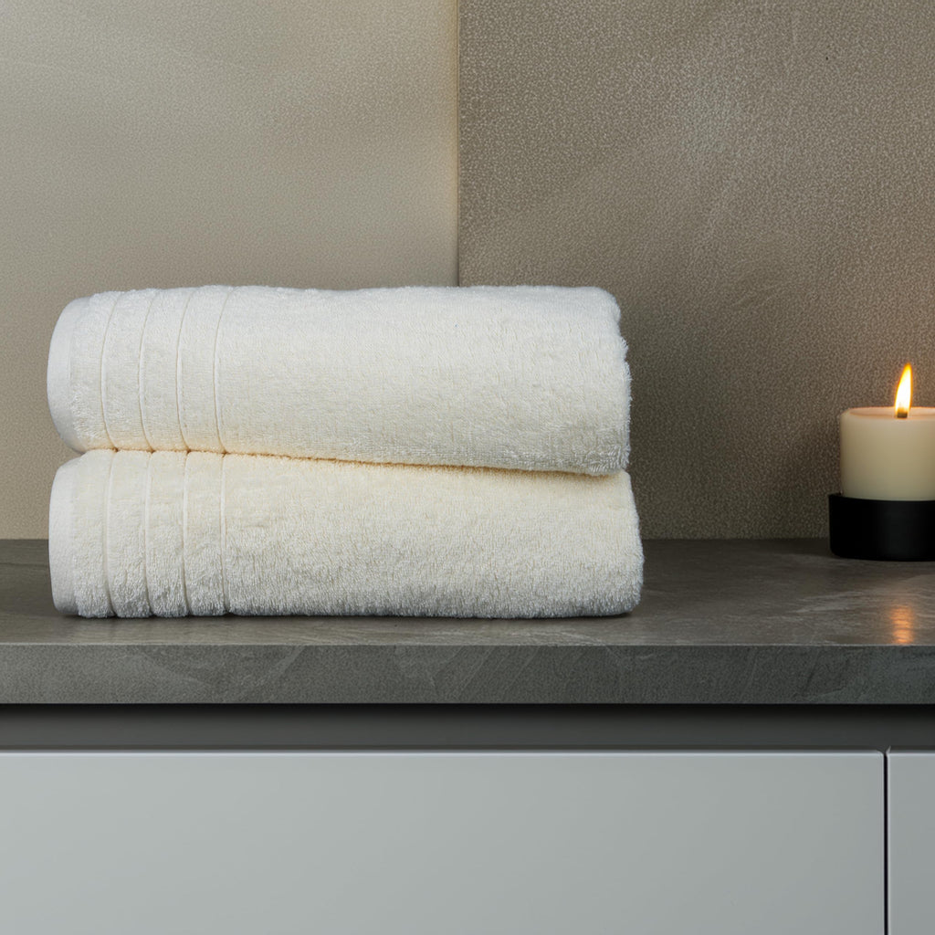 Tens Towels 4 Piece Extra Large Bath Towels 30 x 60 Inches, Dark Grey