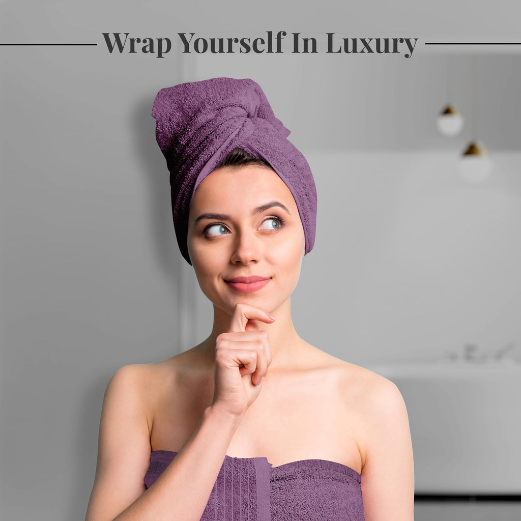 Tens Towels 4 Piece Extra Large Bath Towels 30 x 60 Inches, Dark Grey