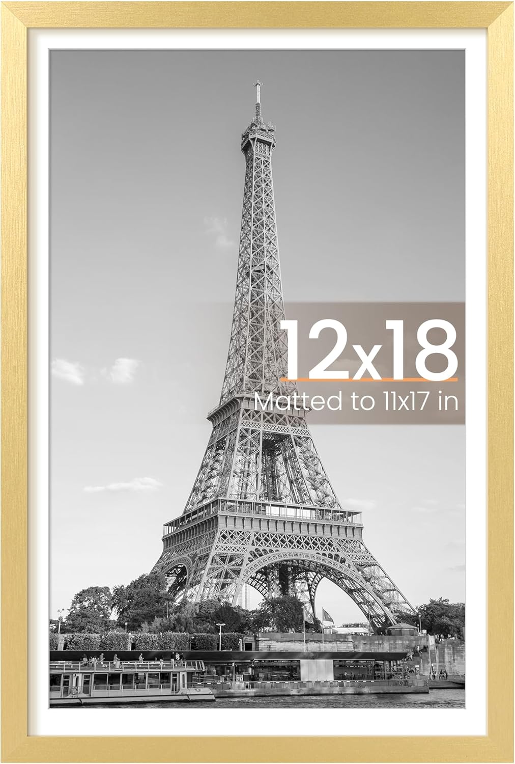 upsimples 22x30 Picture Frame, Wall Decor Poster Frames, Black 1 Pack