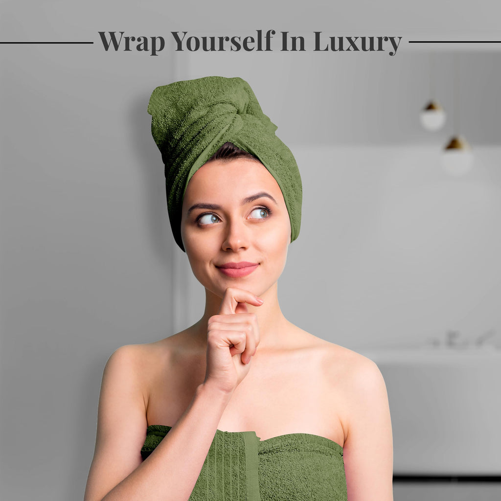Tens Towels 4 Piece Extra Large Bath Towels 30 x 60 Inches, Dark Grey