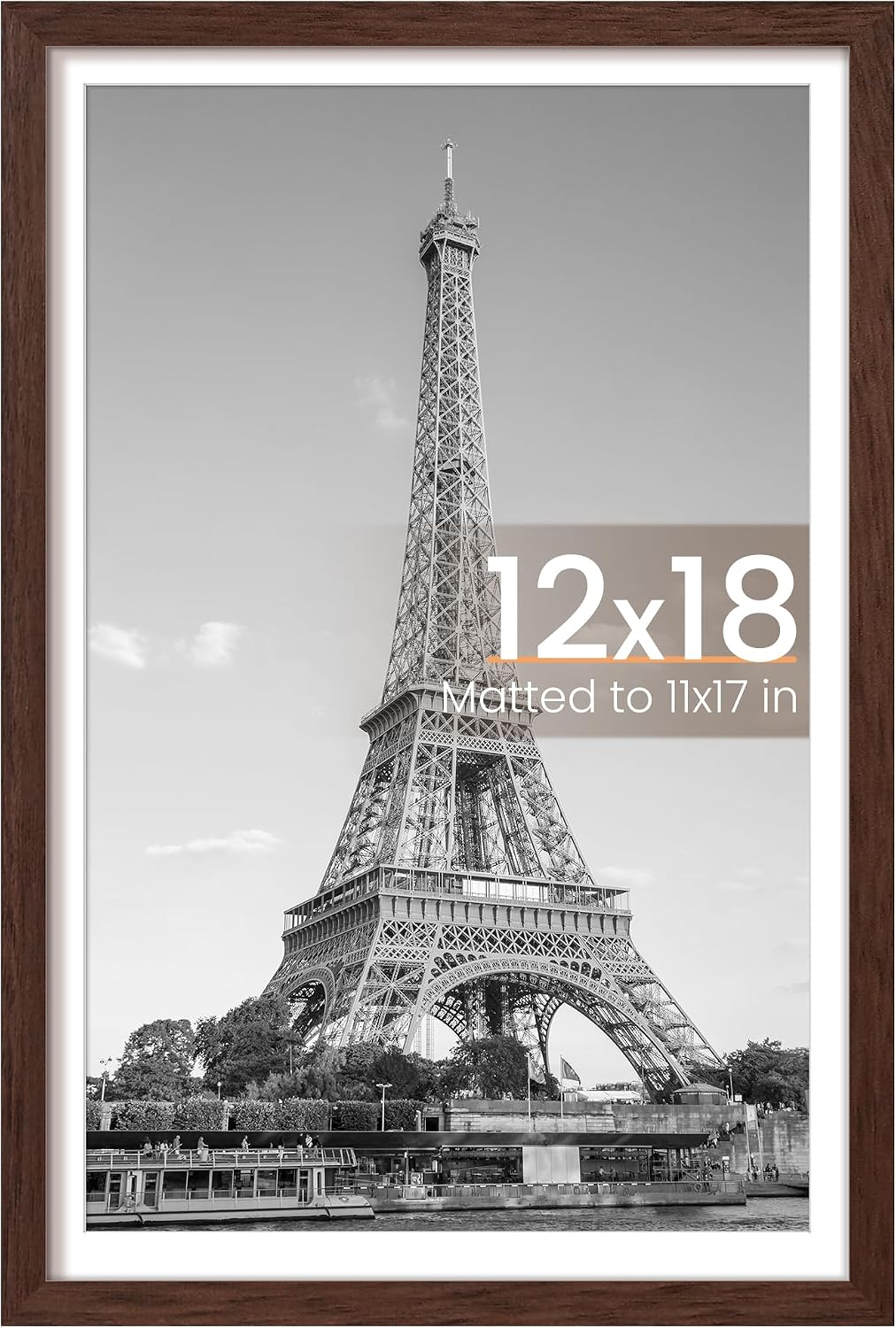 upsimples 22x30 Picture Frame, Wall Decor Poster Frames, Black 1 Pack