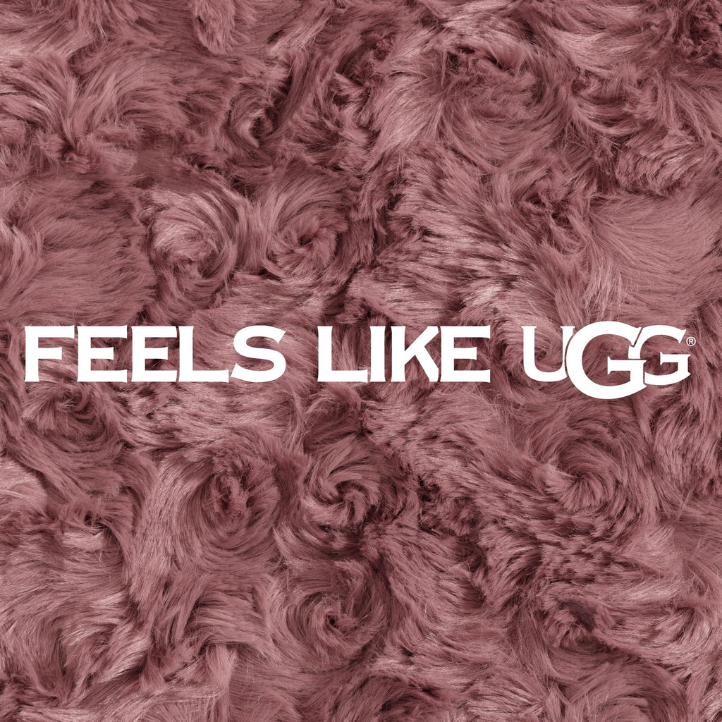 UGG Adalee Throw Blanket for Bed, Faux Fur Blanket, 50" x 70", Brown