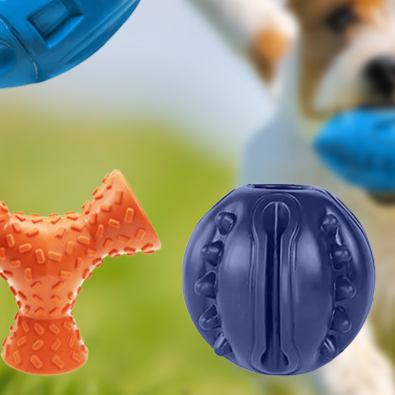 Rubber pet toys