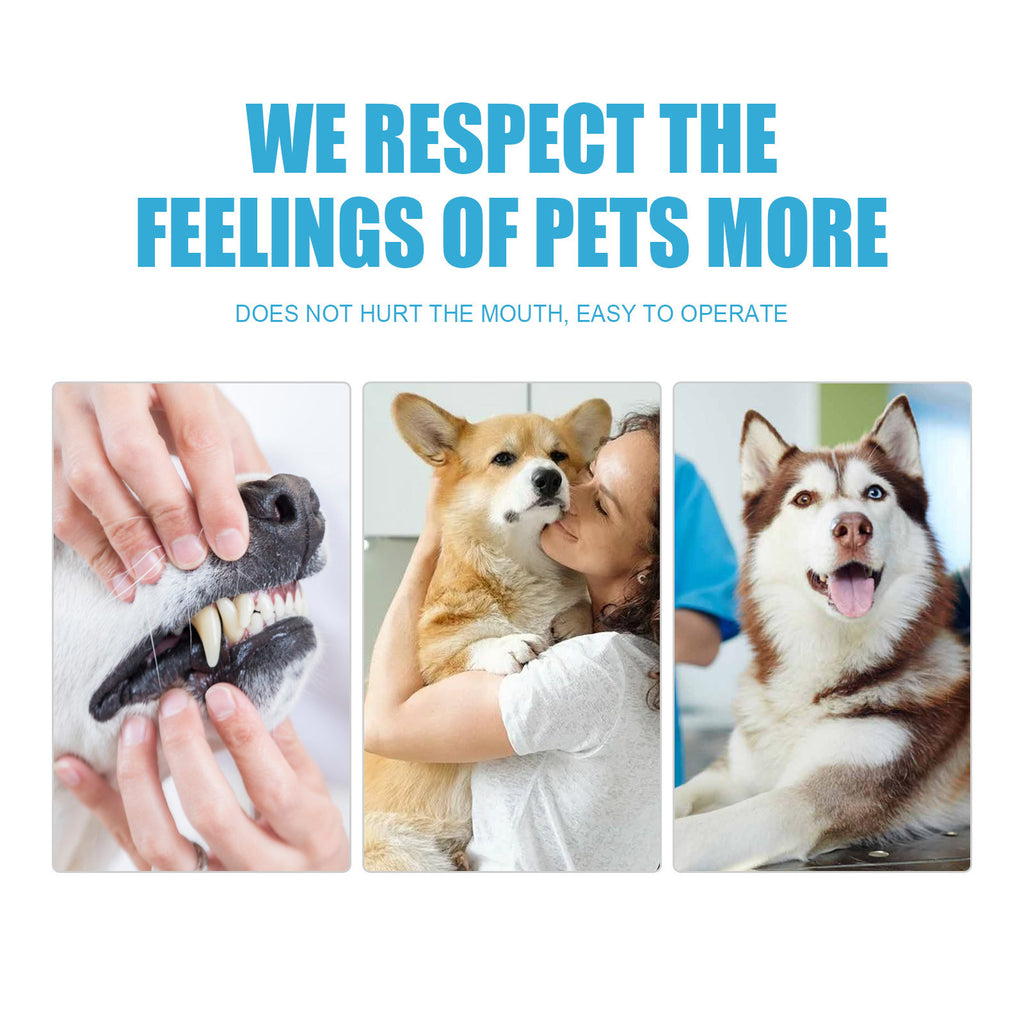 Edible Pet Toothpaste for Cats and Dogs, Tartar Removal and Gum Care Fresh Breath Formula