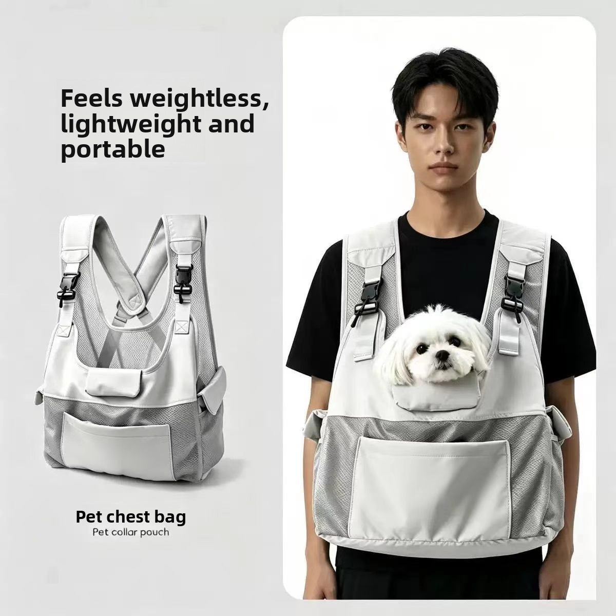 Pet Backpack Carrier for Cats and Small Dogs Travel Bag