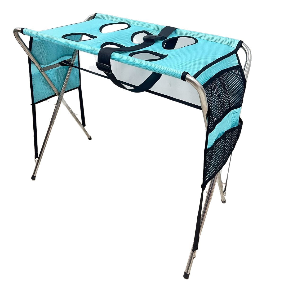 Foldable Stainless Steel Pet Grooming Table for Small Dogs