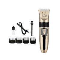 Quiet Rechargeable Pet Grooming Clipper Set
