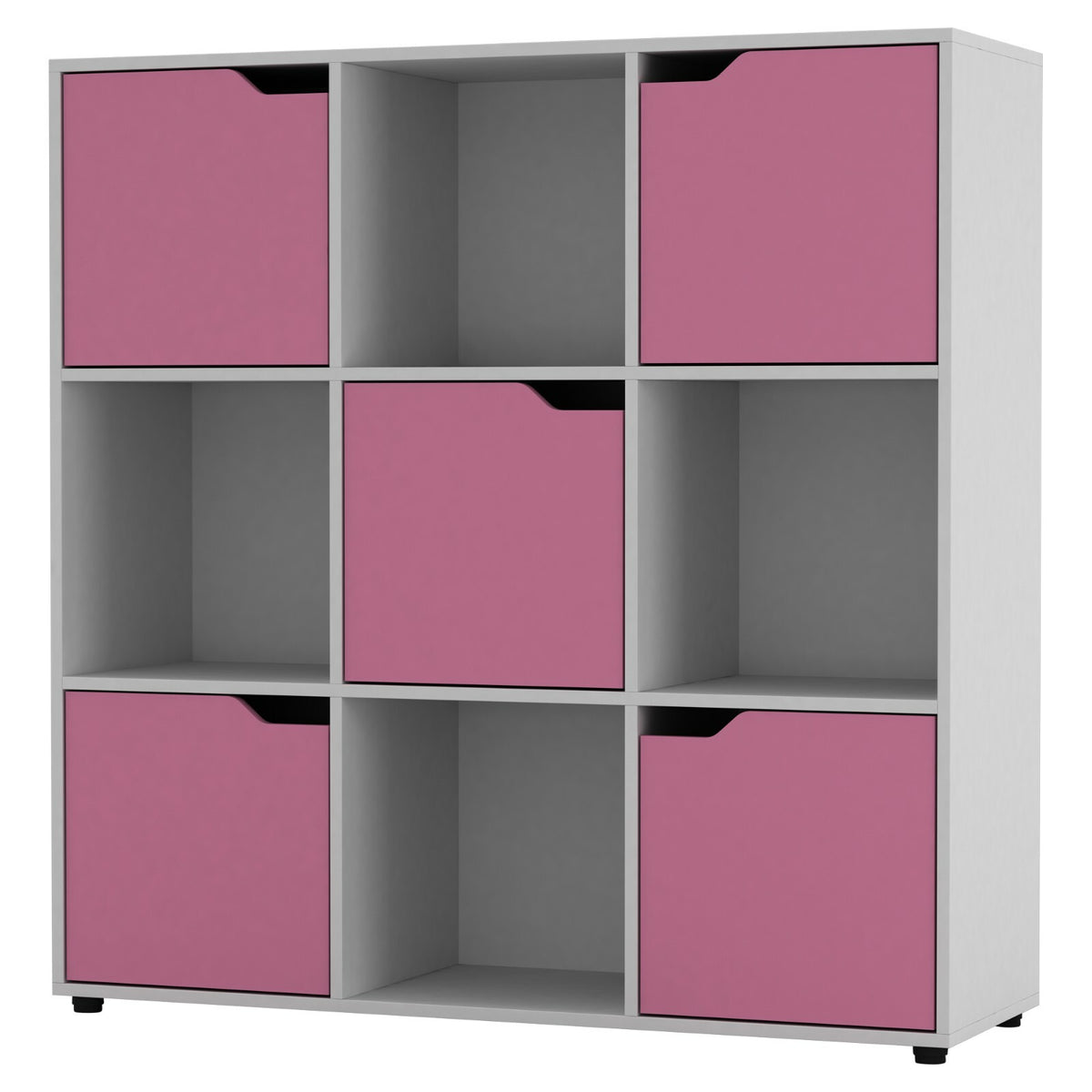 Cube Bookcase Shelving Display Shelf Storage Unit Wooden Door Organiser Cupboard