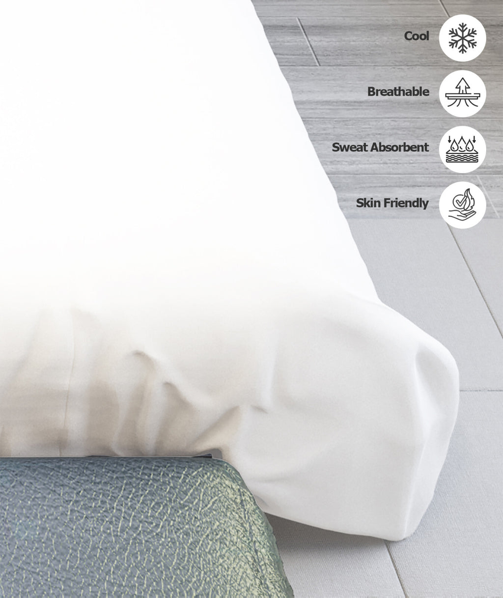 Duvet Quilt Cover 200TC Egyptian Cotton 3PC Bedding Set Single Double King Super