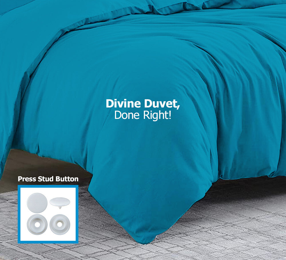 Duvet Quilt Cover 200TC Egyptian Cotton 3PC Bedding Set Single Double King Super
