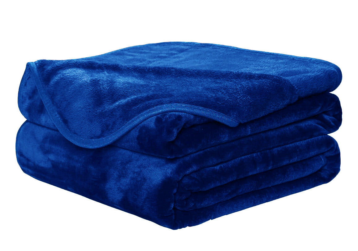FAUX FUR THROW BLANKET LUXURY SOFA BED FLEECE SOFT WARM DOUBLE, KING LARGE SIZE