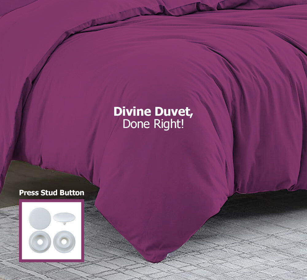 Duvet Quilt Cover 200TC Egyptian Cotton 3PC Bedding Set Single Double King Super