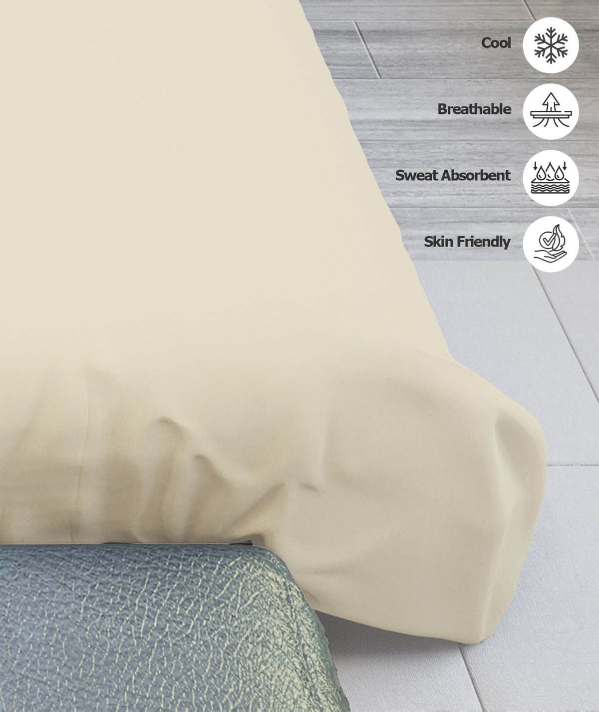 Duvet Quilt Cover 200TC Egyptian Cotton 3PC Bedding Set Single Double King Super