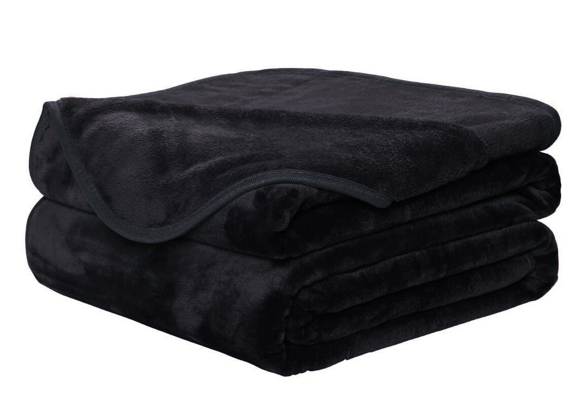 FAUX FUR THROW BLANKET LUXURY SOFA BED FLEECE SOFT WARM DOUBLE, KING LARGE SIZE