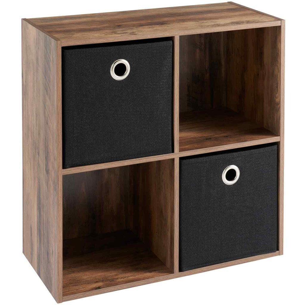 2/3/4/5/6 Tier Cubes Drawers Shelving Storage Unit Bookcase Cabinet Living Room