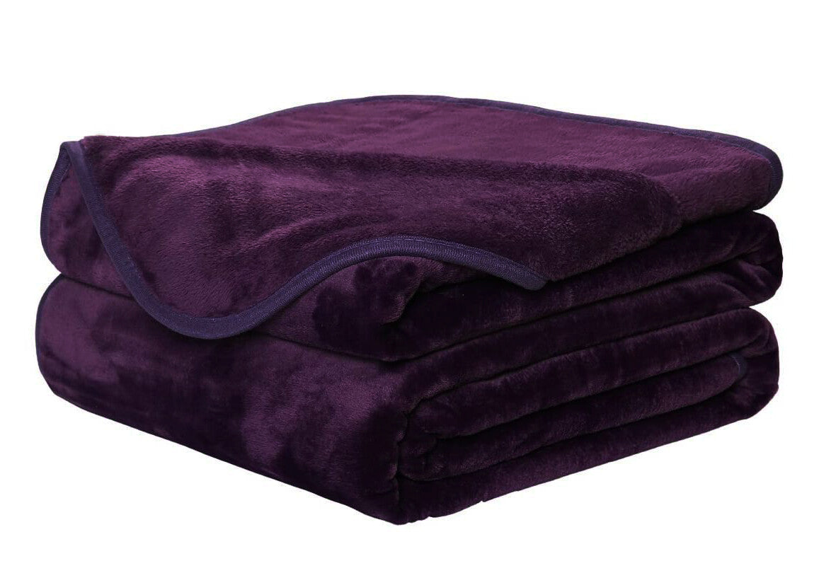 FAUX FUR THROW BLANKET LUXURY SOFA BED FLEECE SOFT WARM DOUBLE, KING LARGE SIZE