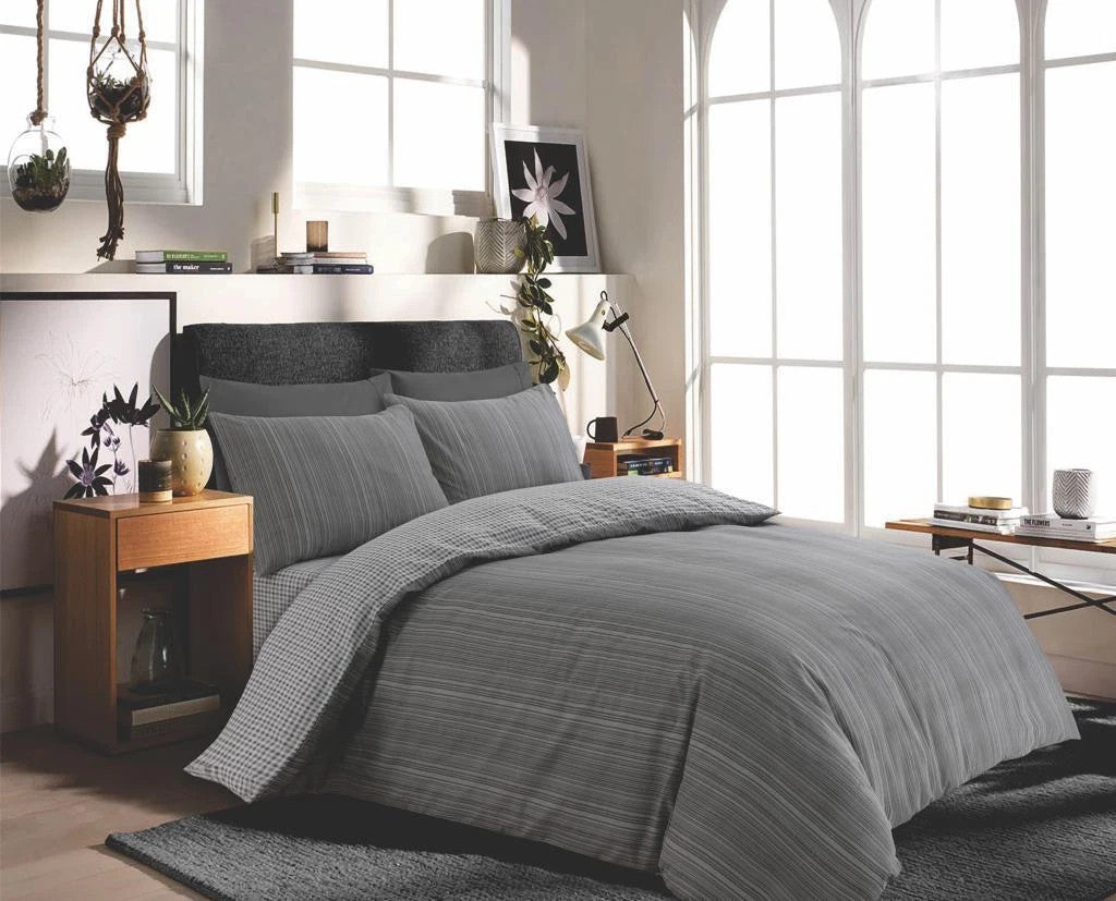 Rich Cotton Duvet Cover Set 3 Piece Bedding Single Double King Super King Size