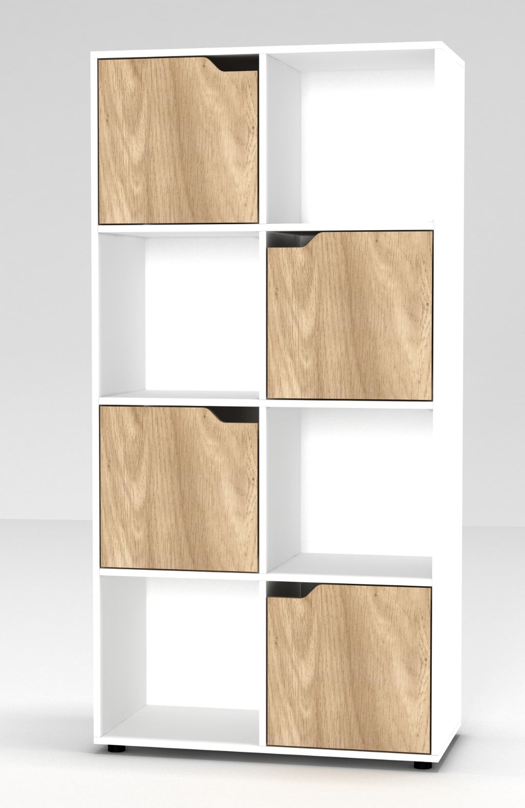 Cube Bookcase Shelving Display Shelf Storage Unit Wooden Door Organiser Cupboard