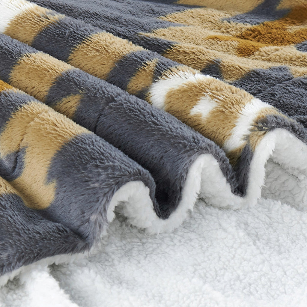 Southwest Sherpa Fleece Throw Blanket – Ultra Soft Reversible & Cozy Plush Gifts