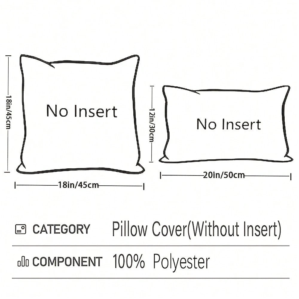 Halloween Pumpkin Cushion Cover  45x45cm Soft Embroidered Sofa Bed Pillow Case