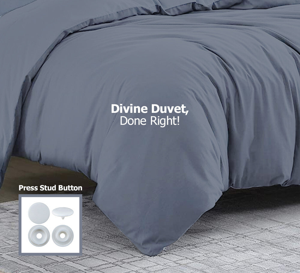 Duvet Quilt Cover 200TC Egyptian Cotton 3PC Bedding Set Single Double King Super