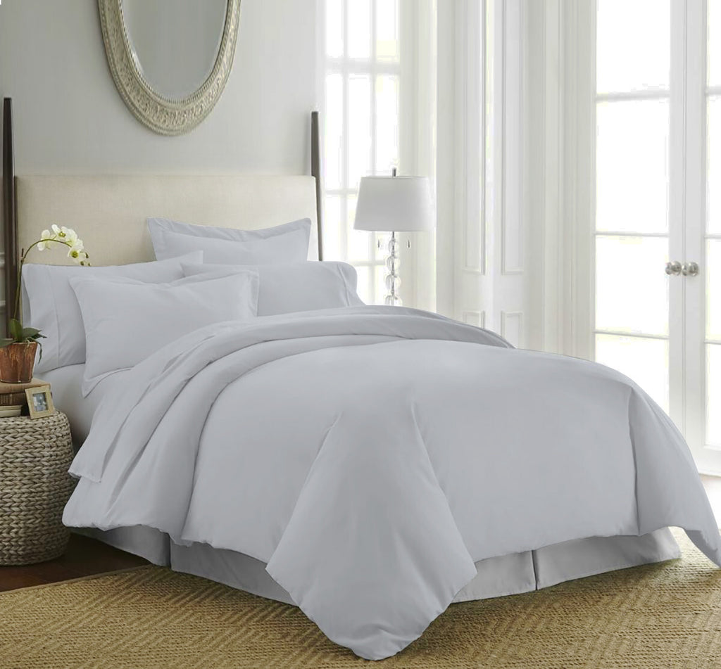Duvet Quilt Cover 200TC Egyptian Cotton 3PC Bedding Set Single Double King Super