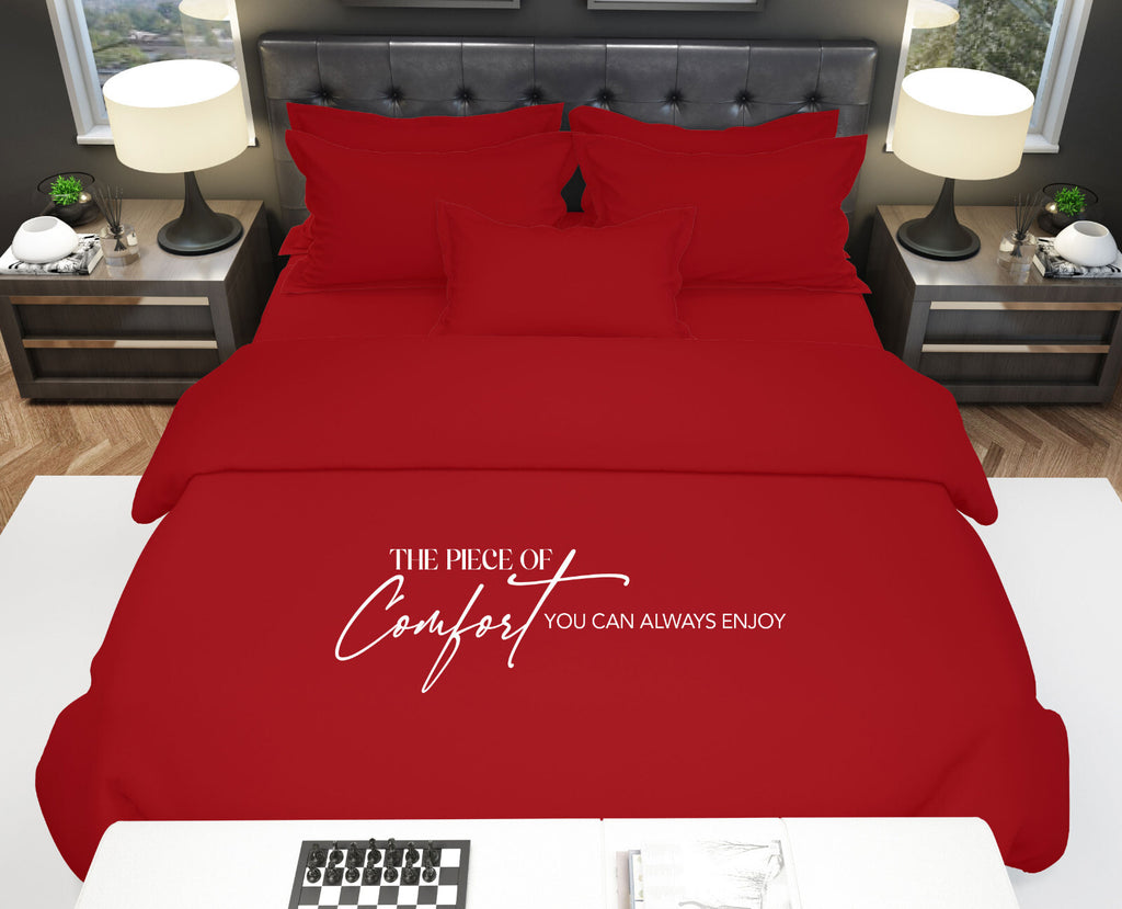 Duvet Quilt Cover 200TC Egyptian Cotton 3PC Bedding Set Single Double King Super