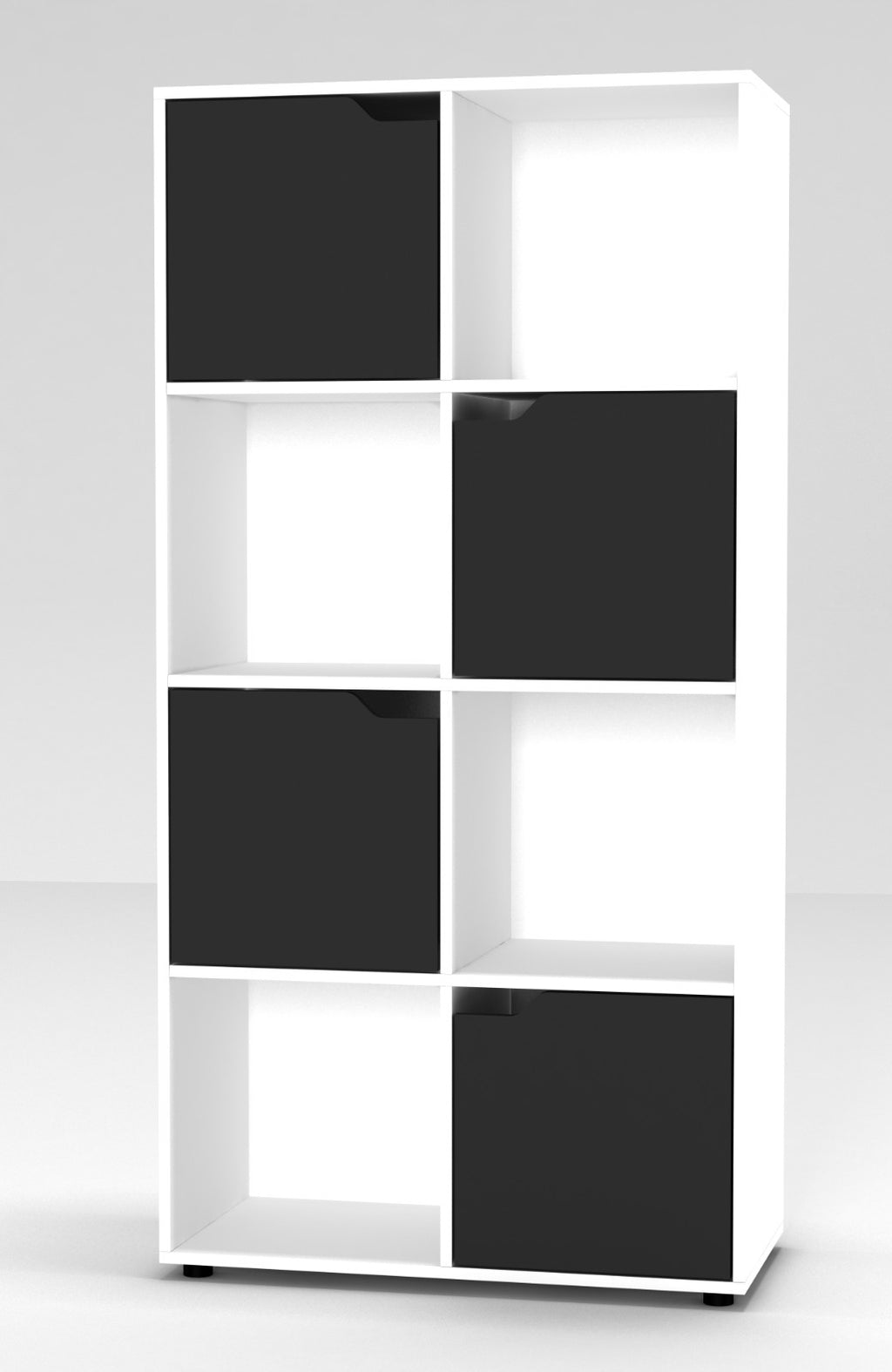 Cube Bookcase Shelving Display Shelf Storage Unit Wooden Door Organiser Cupboard