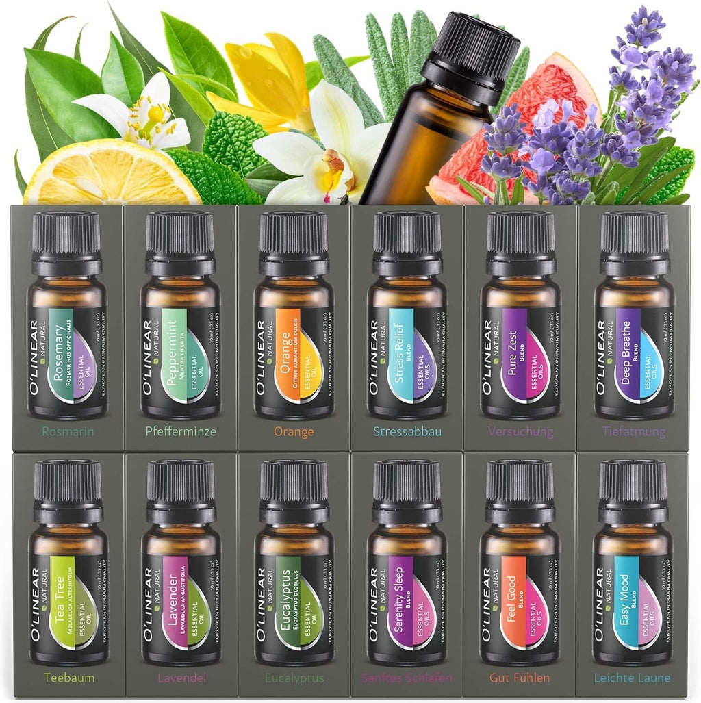 Top Essential Oils Set and Essential Oils Blends - Top 12/0.33oz (10ml)