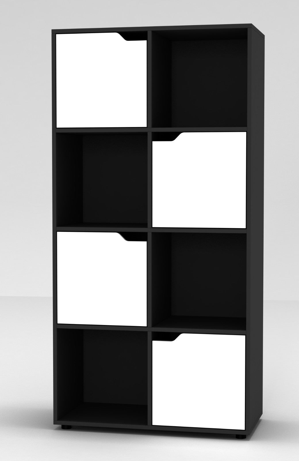 Cube Bookcase Shelving Display Shelf Storage Unit Wooden Door Organiser Cupboard