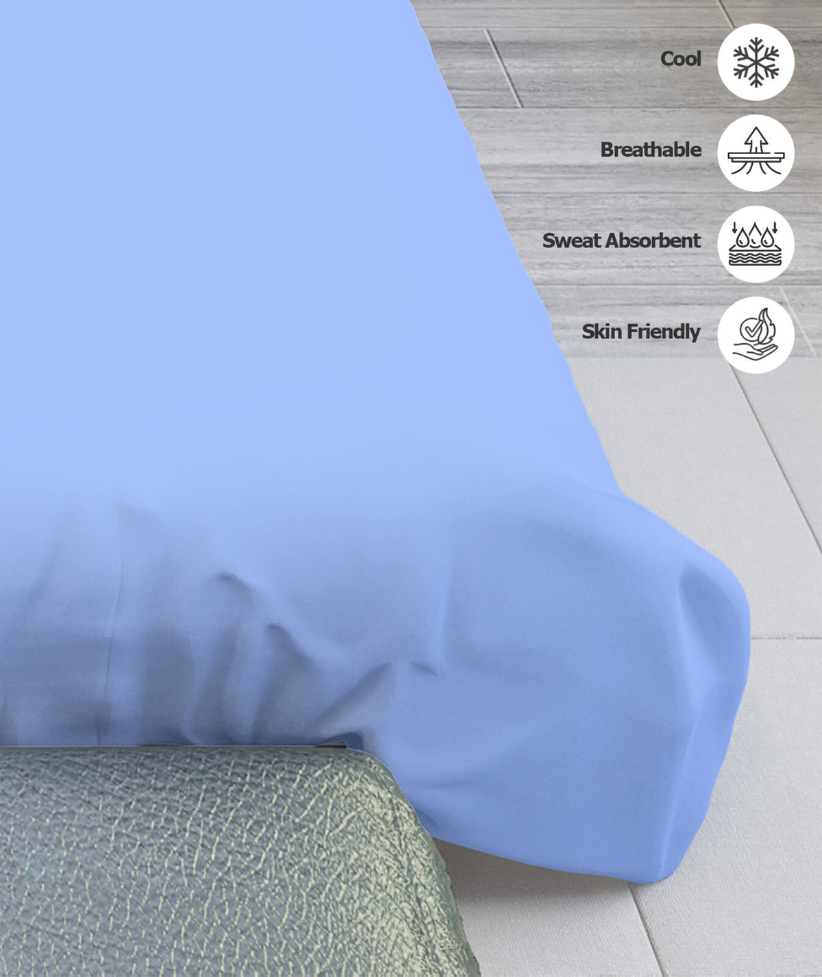 Duvet Quilt Cover 200TC Egyptian Cotton 3PC Bedding Set Single Double King Super