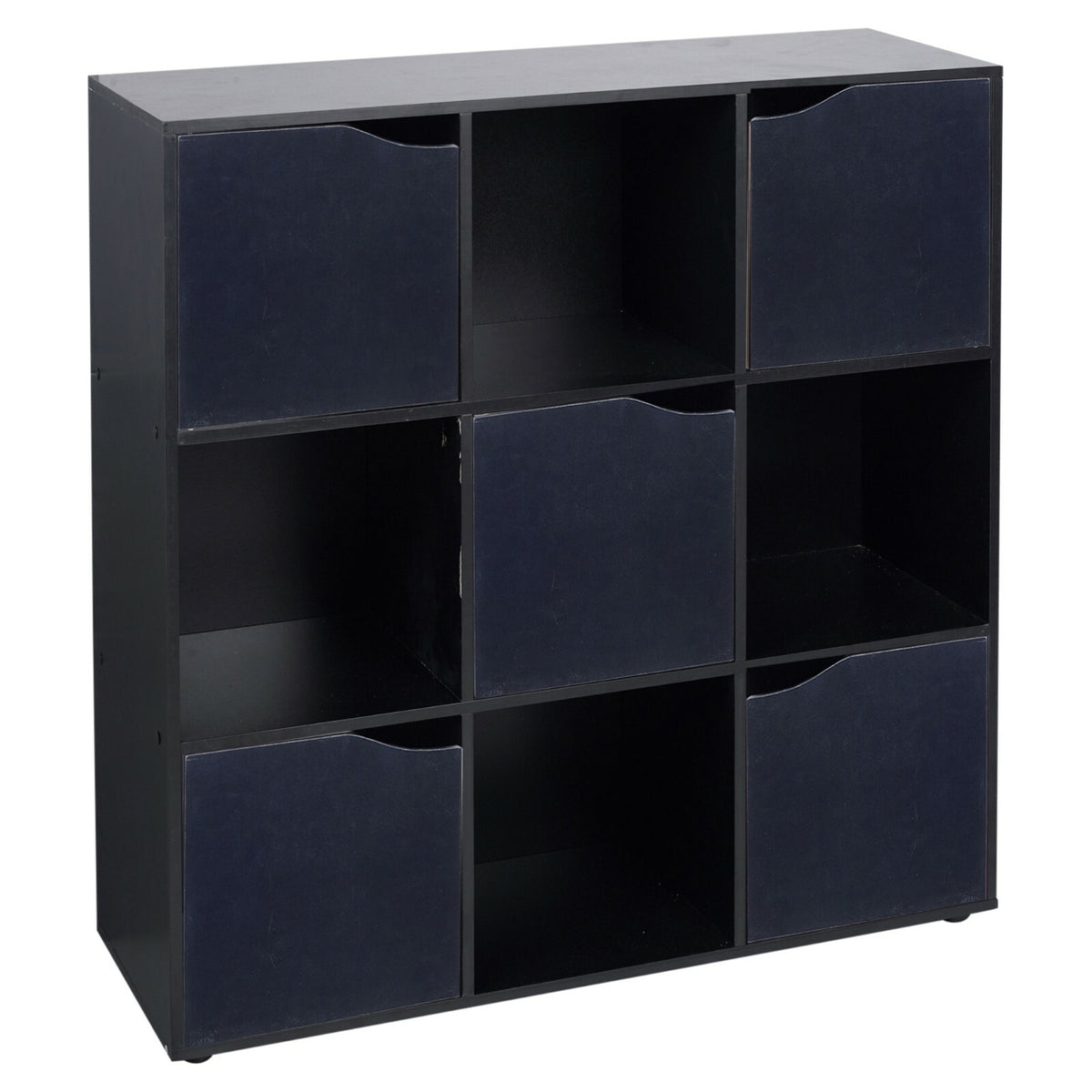 Cube Bookcase Shelving Display Shelf Storage Unit Wooden Door Organiser Cupboard