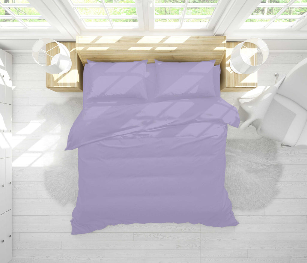 Duvet Quilt Cover 200TC Egyptian Cotton 3PC Bedding Set Single Double King Super